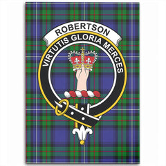 Robertson Hunting Modern Tartan Crest Area Rug