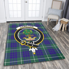 Hamilton Hunting Modern Tartan Crest Area Rug