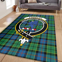 Forsyth Ancient Tartan Crest Area Rug