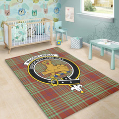 MacGillivray Hunting Ancient Tartan Crest Area Rug