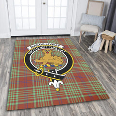 MacGillivray Hunting Ancient Tartan Crest Area Rug