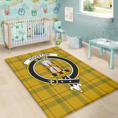 Houston Tartan Crest Area Rug