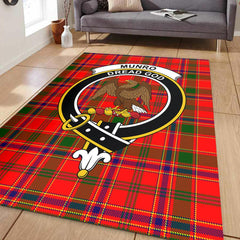 Munro Modern Tartan Crest Area Rug