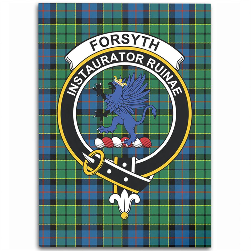 Forsyth Ancient Tartan Crest Area Rug