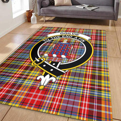 Ogilvie Tartan Crest Area Rug