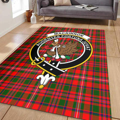 MacKinnon Modern Tartan Crest Area Rug