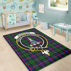 Morrison Modern Tartan Crest Area Rug