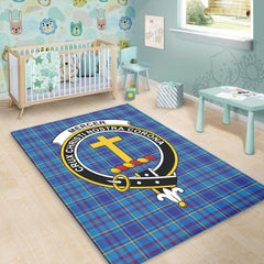 Mercer Modern Tartan Crest Area Rug