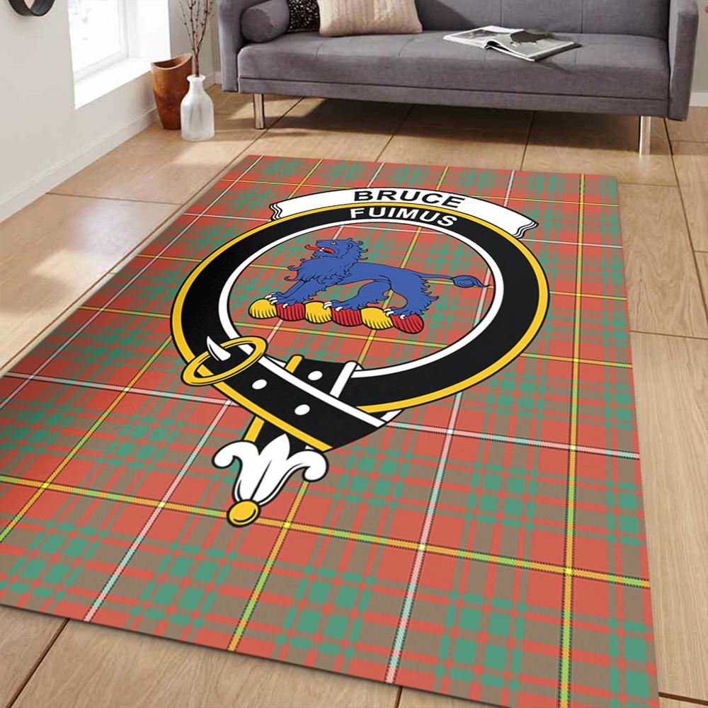 Bruce Ancient Tartan Crest Area Rug