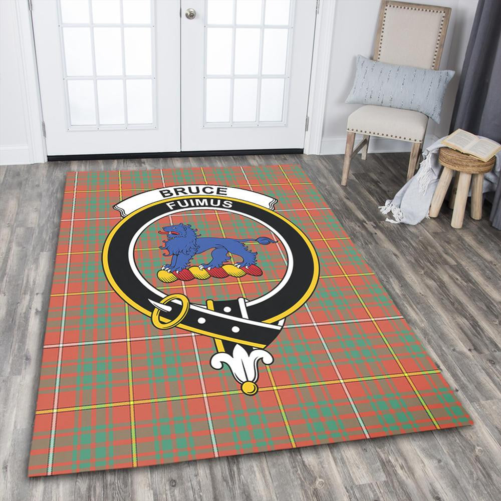 Bruce Ancient Tartan Crest Area Rug