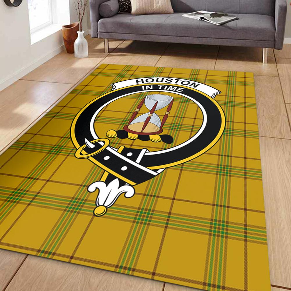 Houston Tartan Crest Area Rug
