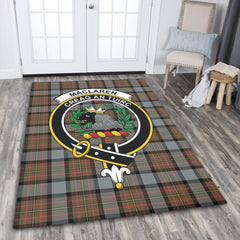 MacLaren Weathered Tartan Crest Area Rug
