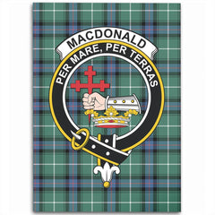 MacDonald of the Isles Hunting Ancient Tartan Crest Area Rug