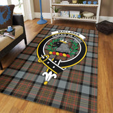 MacLaren Weathered Tartan Crest Area Rug