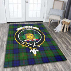 Dundas Modern Tartan Crest Area Rug