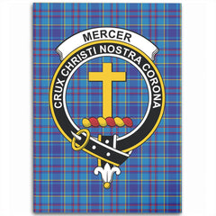 Mercer Modern Tartan Crest Area Rug