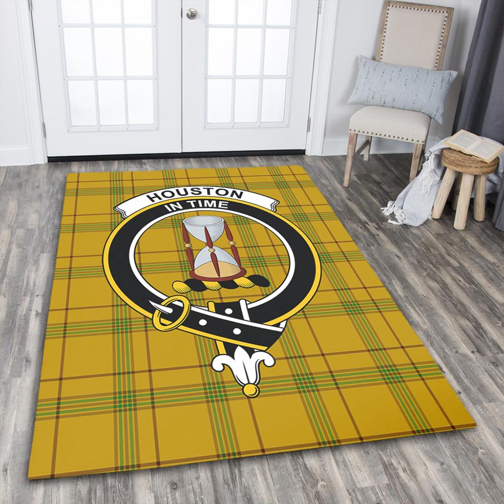 Houston Tartan Crest Area Rug