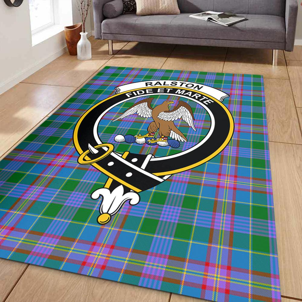 Ralston Tartan Crest Area Rug
