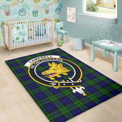 Campbell Modern Tartan Crest Area Rug