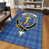 Mercer Modern Tartan Crest Area Rug