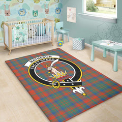 Matheson Ancient Tartan Crest Area Rug