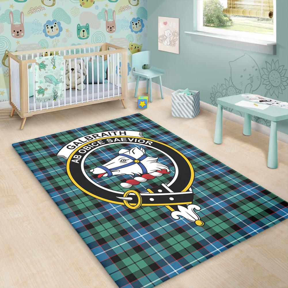 Galbraith Ancient Tartan Crest Area Rug