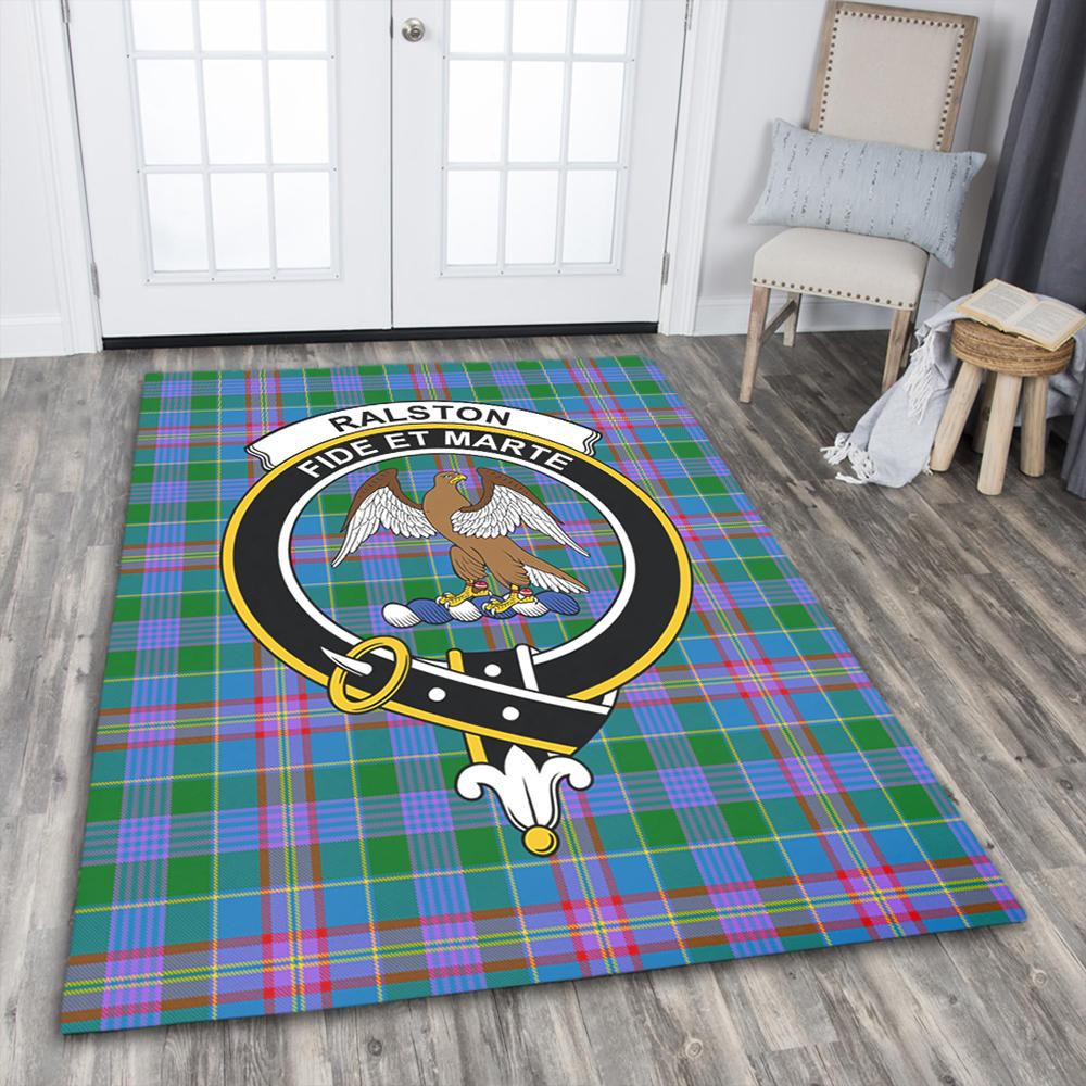Ralston Tartan Crest Area Rug