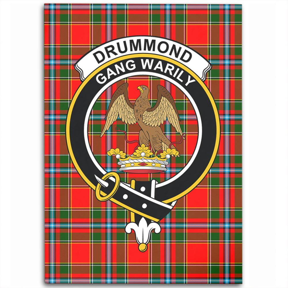 Drummond of Perth Tartan Crest Area Rug