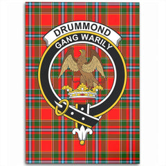 Drummond of Perth Tartan Crest Area Rug