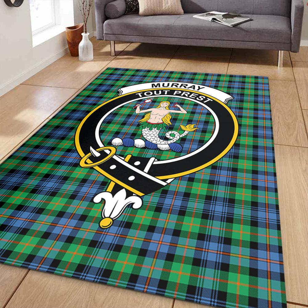 Murray of Atholl Ancient Tartan Crest Area Rug