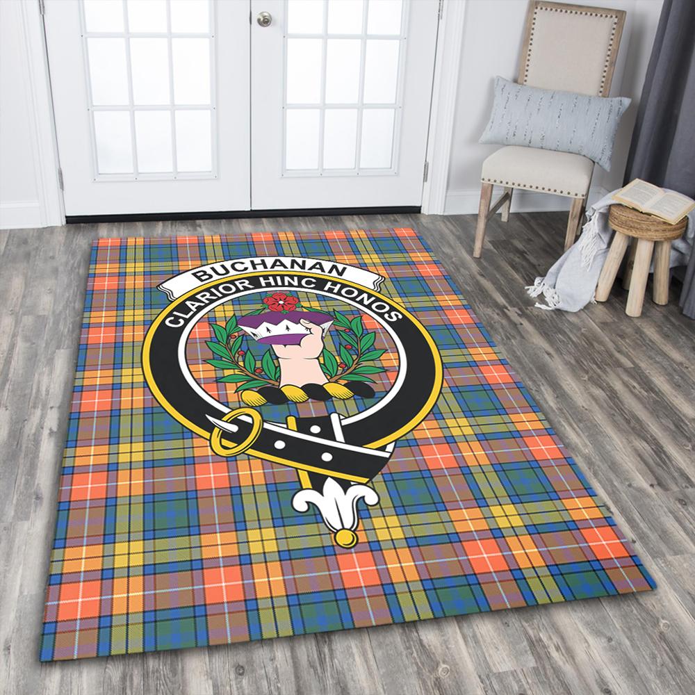 Buchanan Ancient Tartan Crest Area Rug