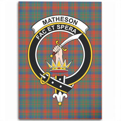 Matheson Ancient Tartan Crest Area Rug