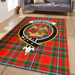 Drummond of Perth Tartan Crest Area Rug