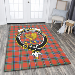 Sinclair Ancient Tartan Crest Area Rug