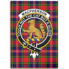 MacPherson Modern Tartan Crest Area Rug
