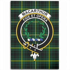 MacArthur Modern Tartan Crest Area Rug