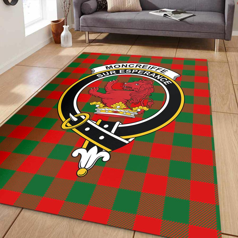 Moncrieffe Tartan Crest Area Rug