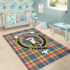 Buchanan Ancient Tartan Crest Area Rug