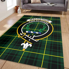 MacArthur Modern Tartan Crest Area Rug