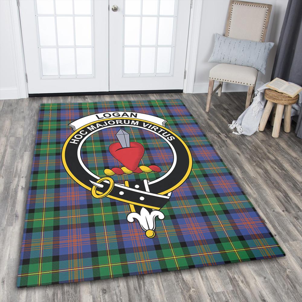 Logan Ancient Tartan Crest Area Rug