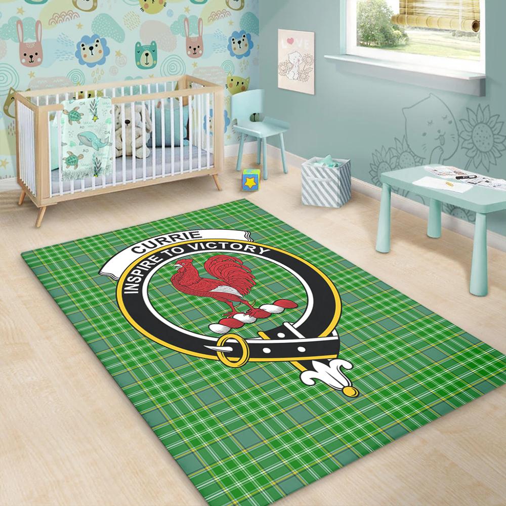 Currie Tartan Crest Area Rug