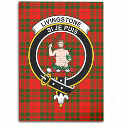 Livingstone Modern Tartan Crest Area Rug