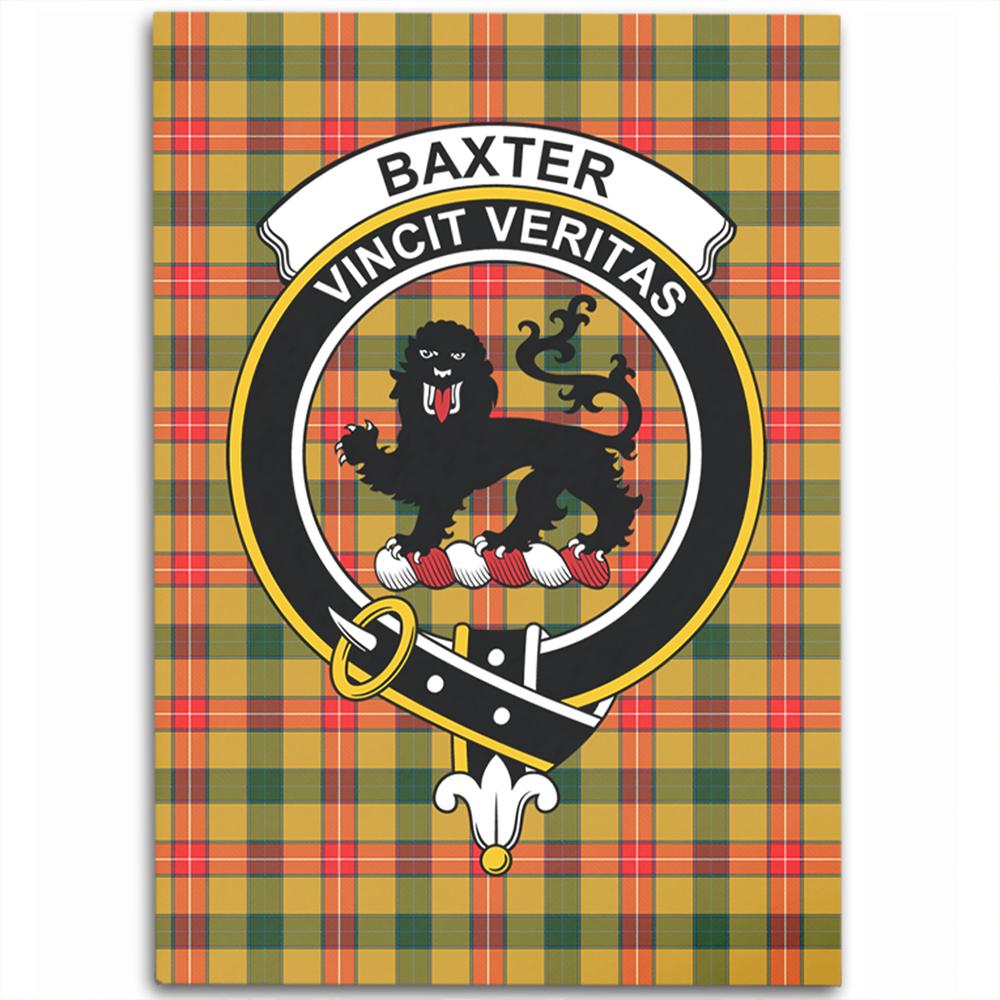 Baxter Modern Tartan Crest Area Rug