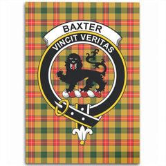 Baxter Modern Tartan Crest Area Rug