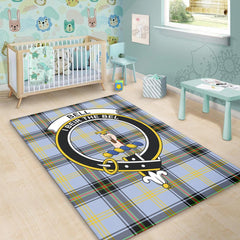 Bell of the Borders Tartan Crest Area Rug