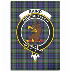 Baird Modern Tartan Crest Area Rug