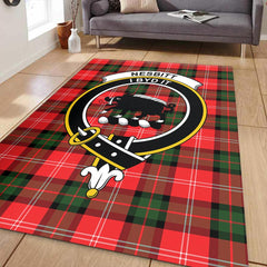 Nesbitt Modern Tartan Crest Area Rug