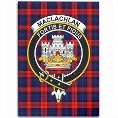 MacLachlan Modern Tartan Crest Area Rug