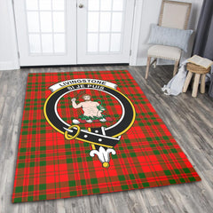 Livingstone Modern Tartan Crest Area Rug