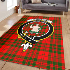 Livingstone Modern Tartan Crest Area Rug